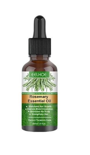 Opulent Mirage Organic Hair Growth Oil – Natural Rosemary & Mint Formula | Ideal for Thicker, Fuller Hair | Perfect for Hair Fall Control & Regrowth | For Men & Women – 30ML