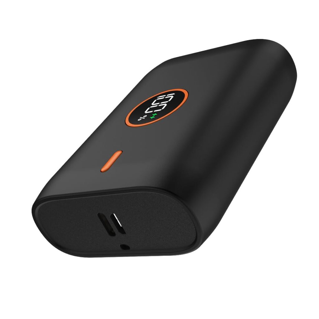 LAPCARE Orange I 10000 mAh 22.5W Fast Charging Power Bank with Digital Display, Dual Output(Type C PD + 2 USB), Type C Input, Wake Up Button & Smart Chip(Black)