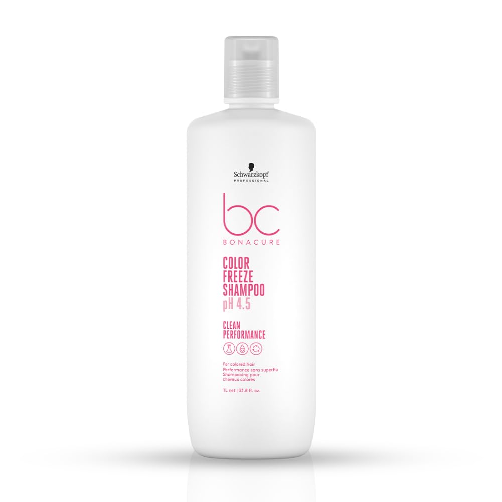 Schwarzkopf Professional Bonacure Ph4.5 Color Freeze Shampoo | For Colored Hair | 1000 Ml
