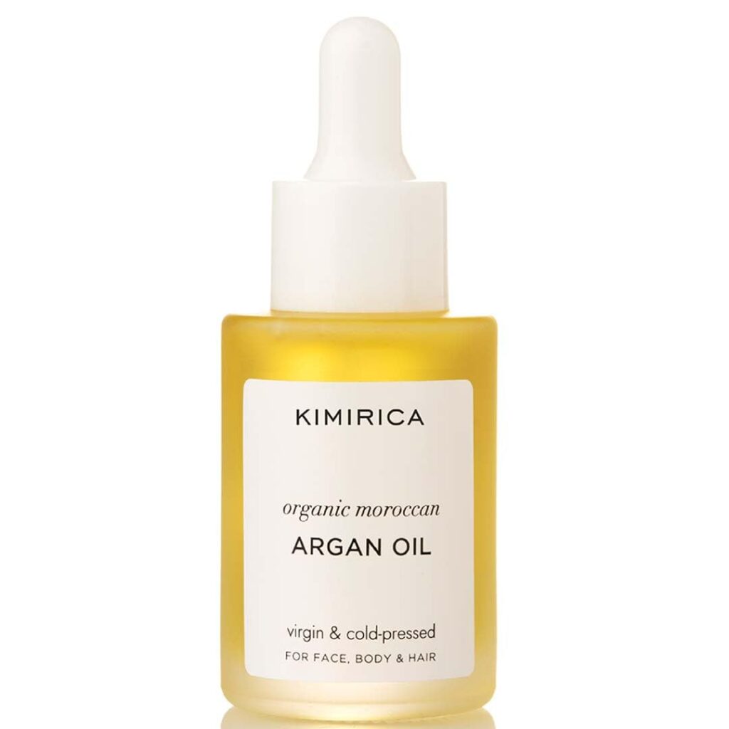 Kimirica 100% Organic, Virgin And Cold Pressed Moroccan Argan Oil for Hair & Skin | Lightweight oil for intense moisturization & anti ageing | All skin types | 30ml