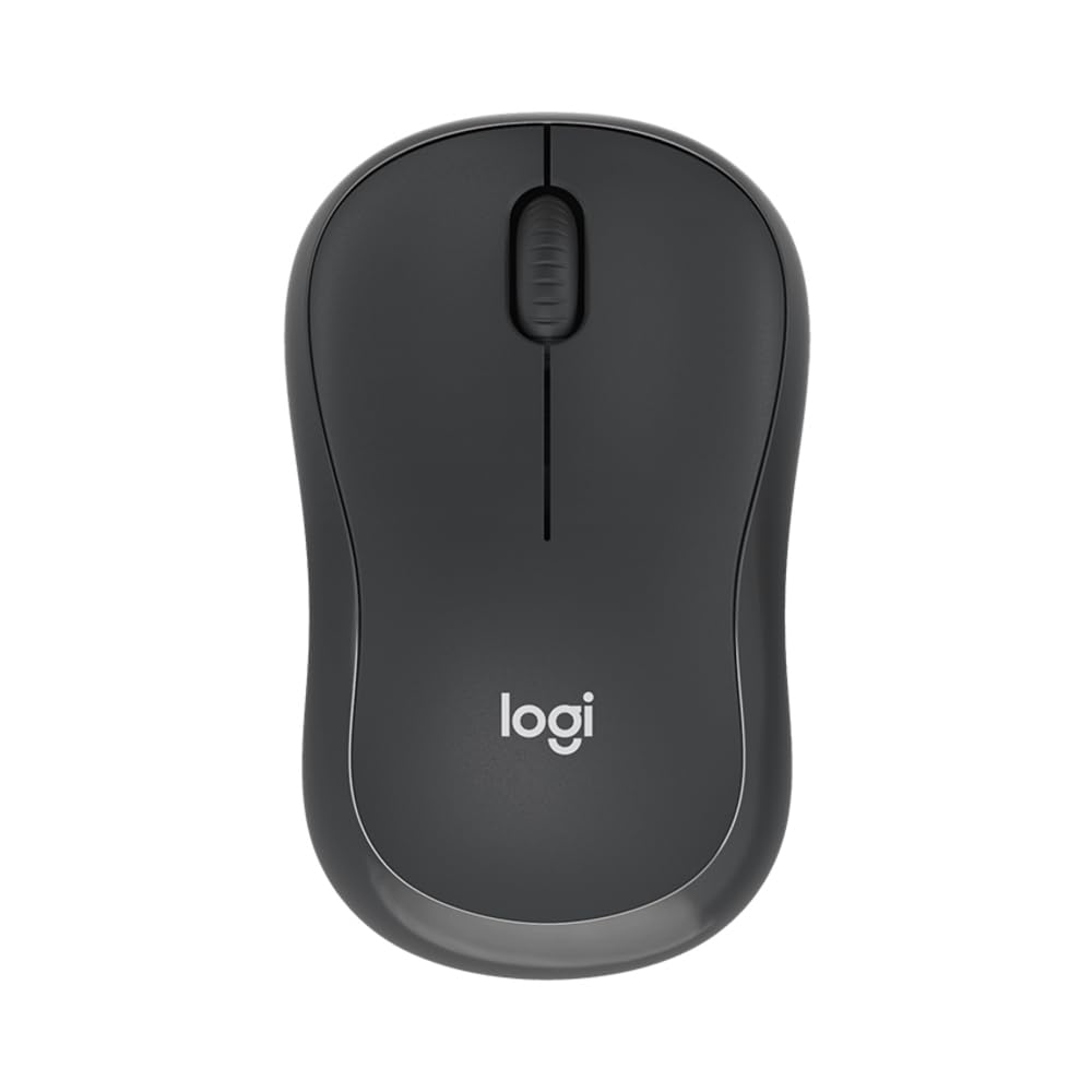Logitech M241 Silent Bluetooth Mouse, Wireless, Compact, Portable, Smooth Tracking, 18-Month Battery, for Windows, macOS, ChromeOS, Compatible with PC, Mac, Laptop, Tablets - Graphite