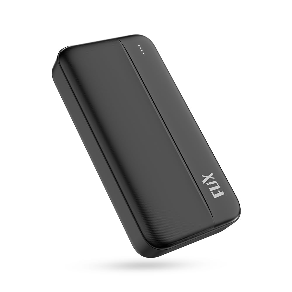 FLiX(Beetel) UltraCharge 20,000mAh QCPD Power Bank,USB C/B Input,Tripple Output 22.5W High-Speed Power Delivery,Compatible to iPhone 14 13 12 11 Samsung S22 S23 Google Pixel7 Oneplus (P25-Black)