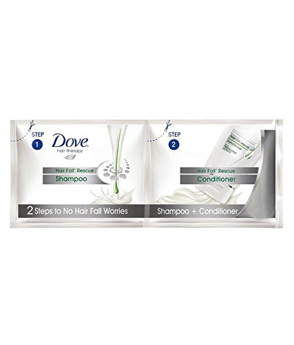 Dove Hairfall Rescue Twin Sachet, 12ml (16% Extra) [Pack of 16]