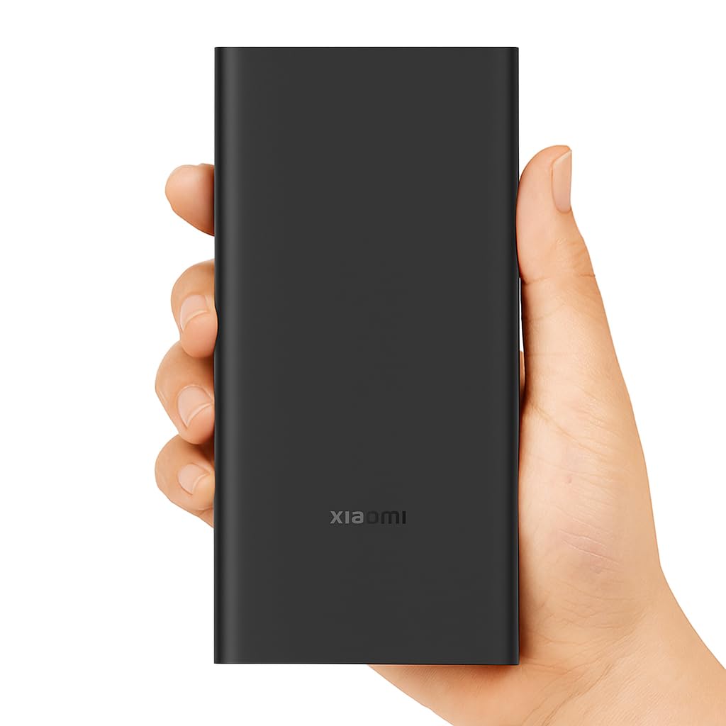 Xiaomi Power Bank 4i 20000mAh 33W Super Fast Charging PD | Power Delivery |QC 3.0|Type C Input & Output|Triple Output Ports|Classic Black|Supports Android,Apple, Tablets, Earbuds,Watch(MI Powerbank)