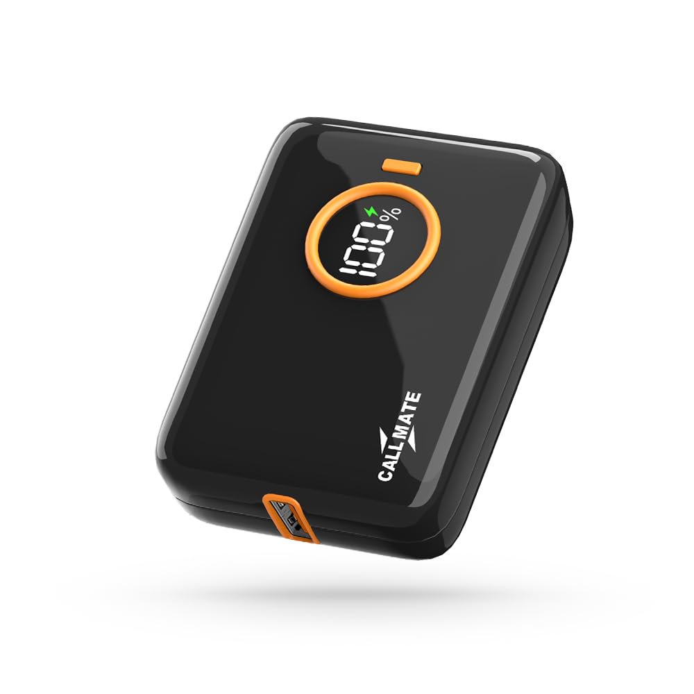 CALLMATE ThunderCharge 23W 10000mAh Power Bank, Fast Charging with Type C PD (Input & Output | 2 Output Ports & 1 Input | Digital Display (23 W, Power Delivery) (Black)