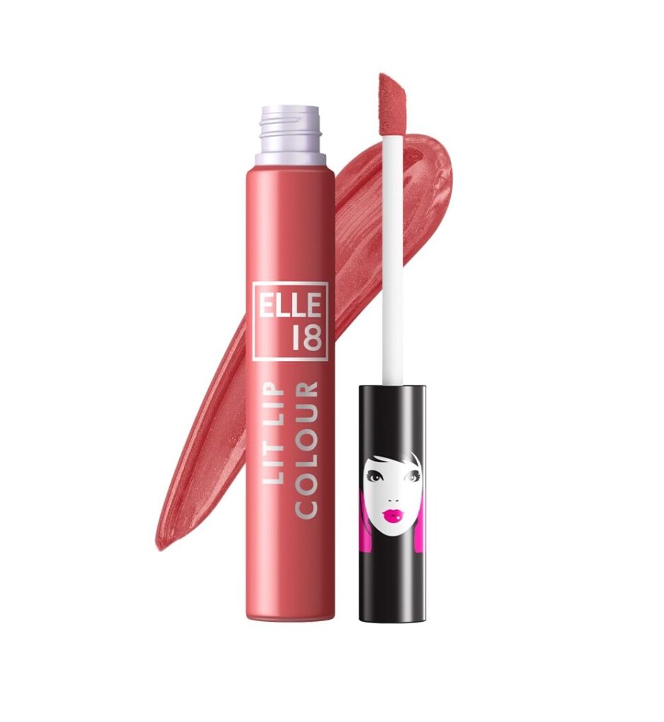 Elle 18 Lit Lip, Matte Finish, Flattering Nude, 16 hrs Long Lasting Liquid Lipstick, Smudge and Transfer Proof Lipstick, One-stroke application, Quick Drying | 5.6 ml