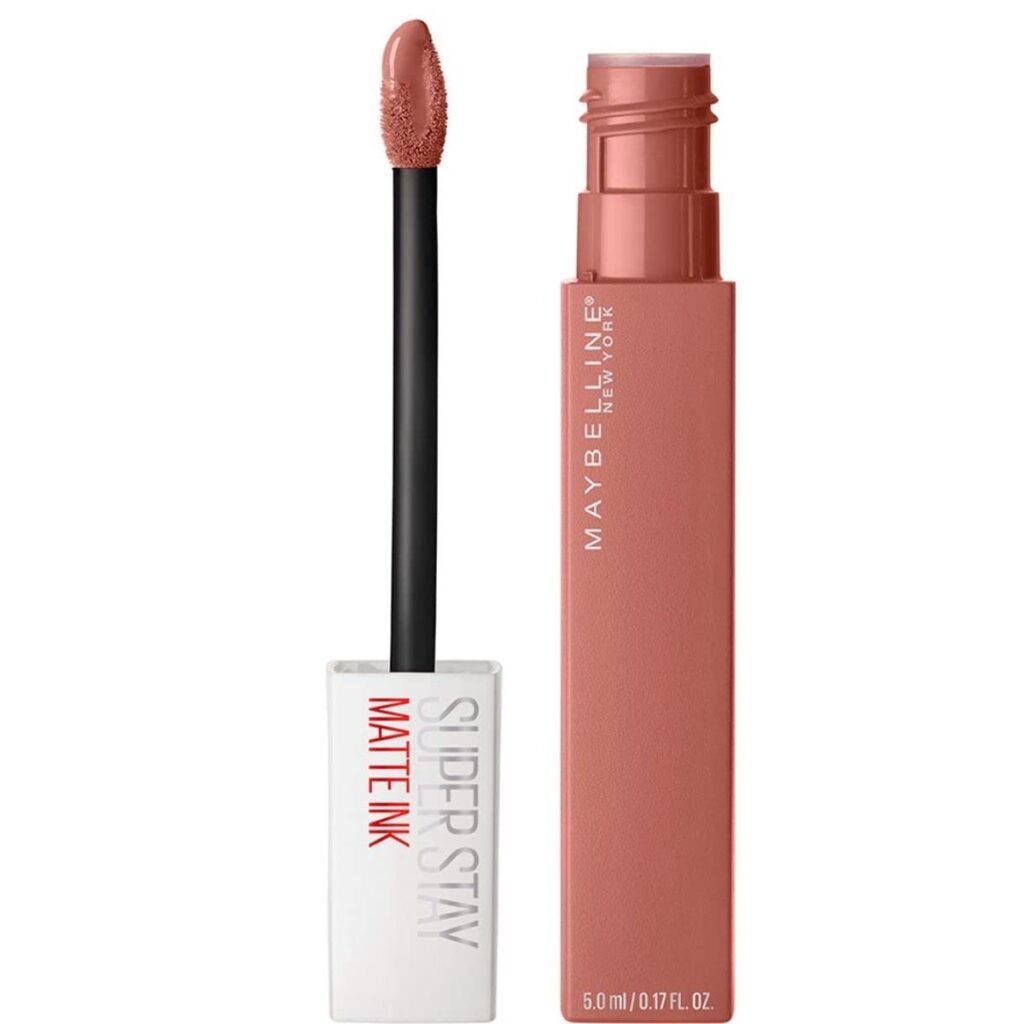 Maybelline New York Liquid Matte Lipstick, Long Lasting, 16hr Wear, Superstay Matte Ink, 65 Seductress, 5ml