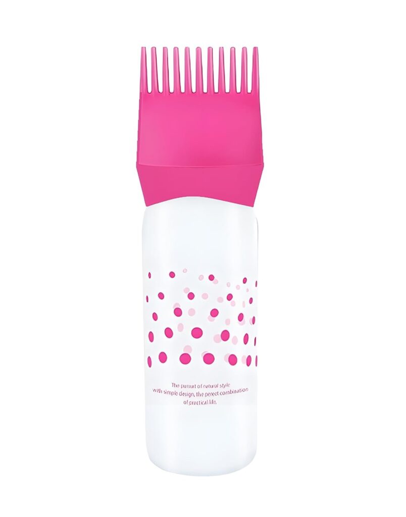 AB TRADING Plus Hair Oil Applicator Bottle with Comb | Root Applicator Dispenser for Scalp Oil & Hair Dye Application Tool | Leak-Proof & Reusable Comb Bottle for Women & Men – 1 Pc