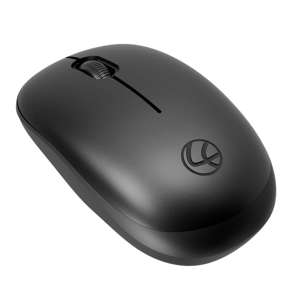 LAPCARE Safari III B Wireless Mouse-2.4GHz High Precision with Upto 1600 DPI, Nano Receiver and Plug & Play Usage -USB/Black-with 3 Year Warranty