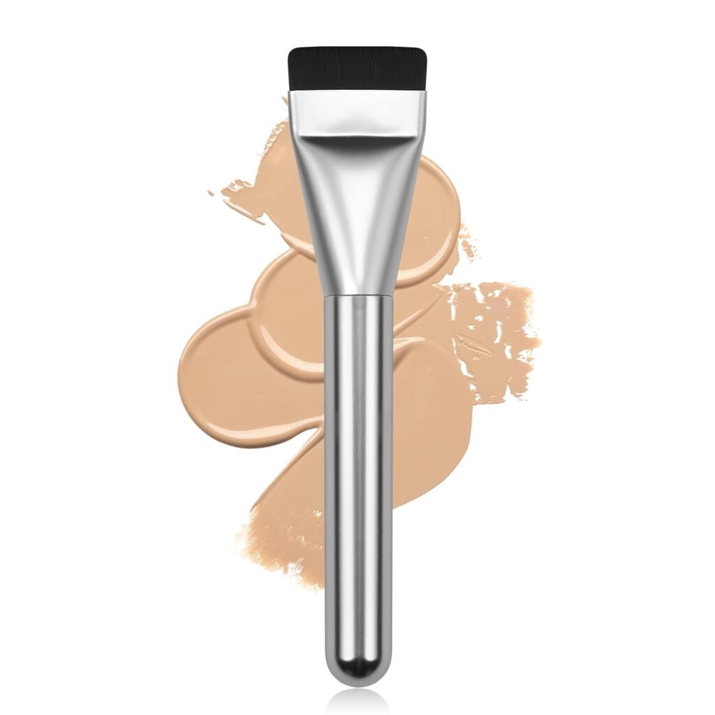 COSLUXE Flat Foundation Brush,Flat Head Foundation Brush for Liquid Makeup, Foundations' Brush Set for Liquid, Cream Foundations Concealer Brush Makeup Brushes (1 - Pcs)