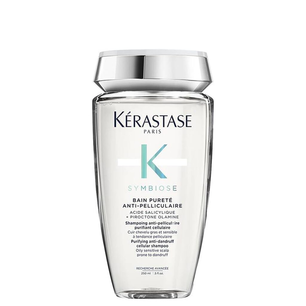 Kérastase Symbiose Pureté Anti-Dandruff Shampoo | Sulphate-Free Anti-Dandruff Shampoo for Oily Senstive Scalp | Infused with Piroctone Olamine | 250ml