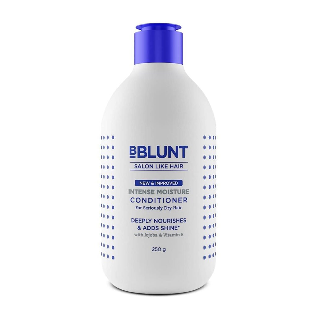 BBLUNT Intense Moisture Conditioner with Vitamin E & Jojoba for Dry & Frizzy Hair - 250 g