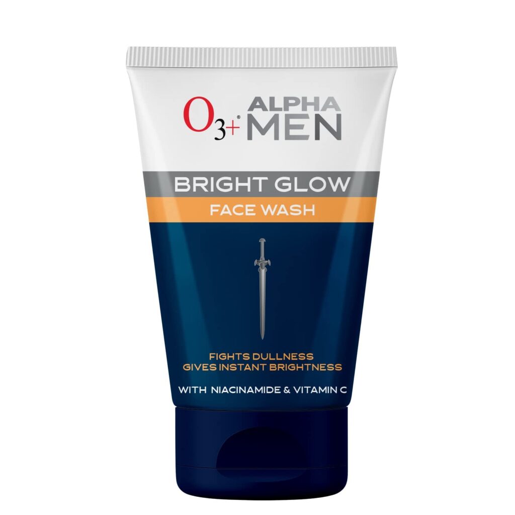 O3+ ALPHA MEN Bright Glow Face Wash 100g