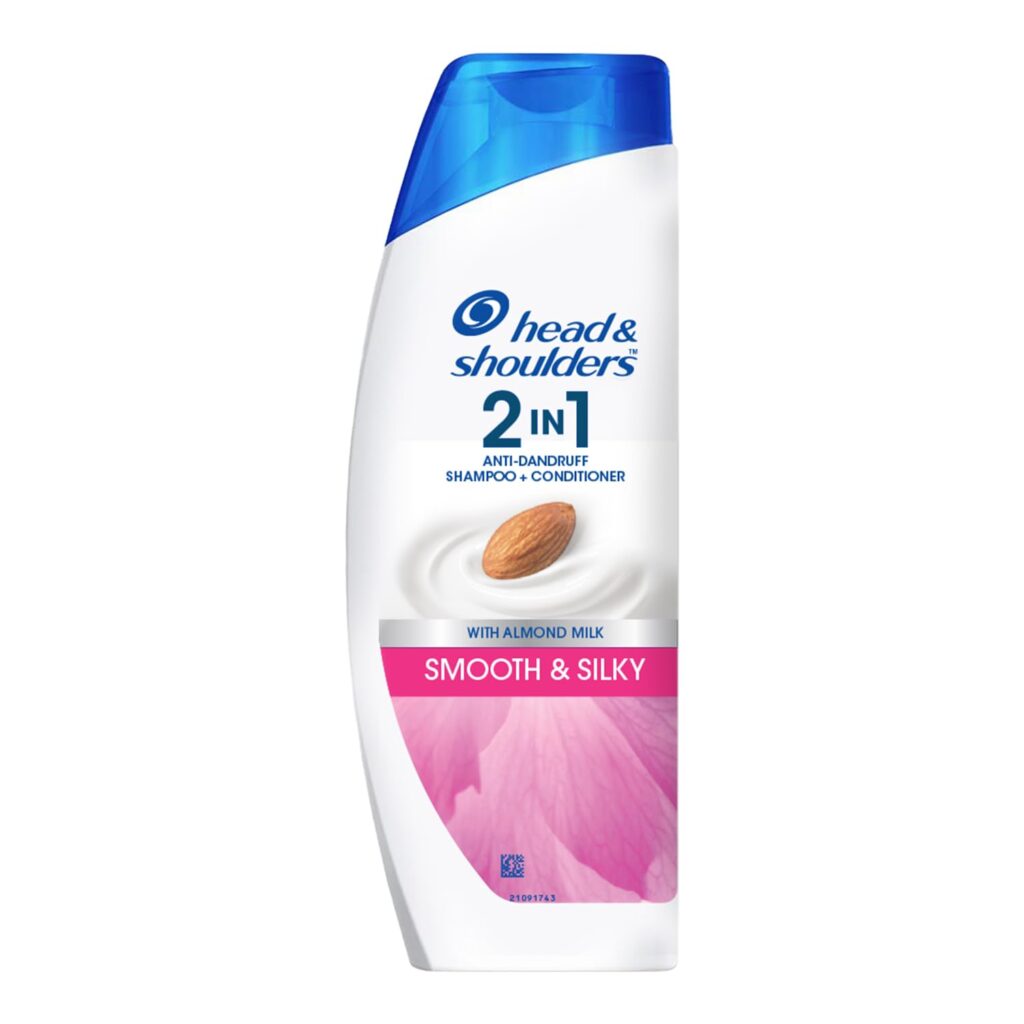 Head & Shoulders , Anti Dandruff Shampoo + Conditioner, Smooth & Silky, 180 ML