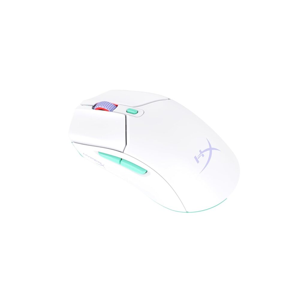 HyperX Pulsefire Haste 2 Core Wireless White Gaming Mouse, Light Weight, Comfortable Frame, Dual Wireless Connectivity, Upto 100 Hours Battery Life (8R2E7AA)