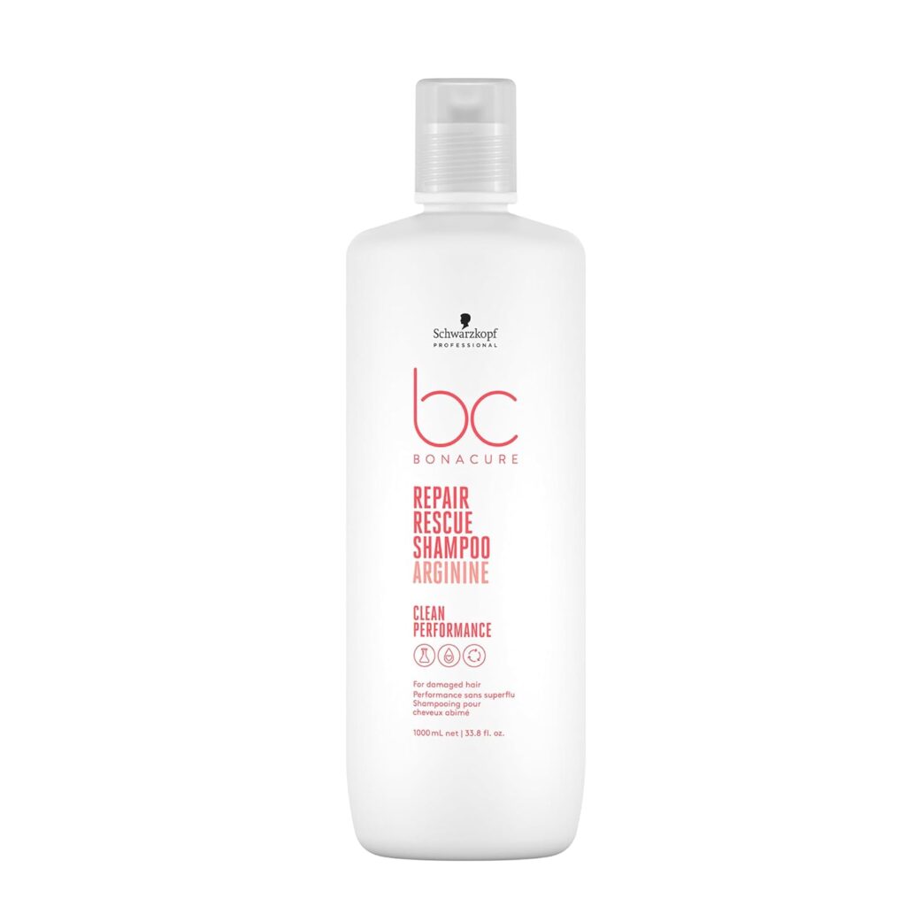 Schwarzkopf Professional Bonacure Peptide Repair Rescue Micellar Shampoo | For Damaged Hair | 1000ml