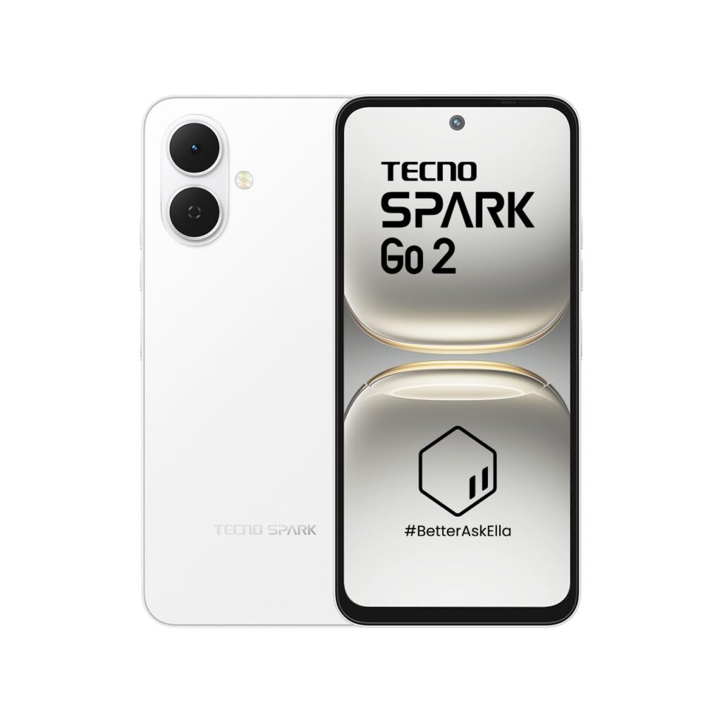 TECNO Spark GO 2 (Veil White, 3GB+64GB) | Segment 1st IP64 SGS Certified | Segment's 1st AI with Indian Languages | Segment's 1st No Network Communications* | 120Hz Punch | 5000mAh Battery