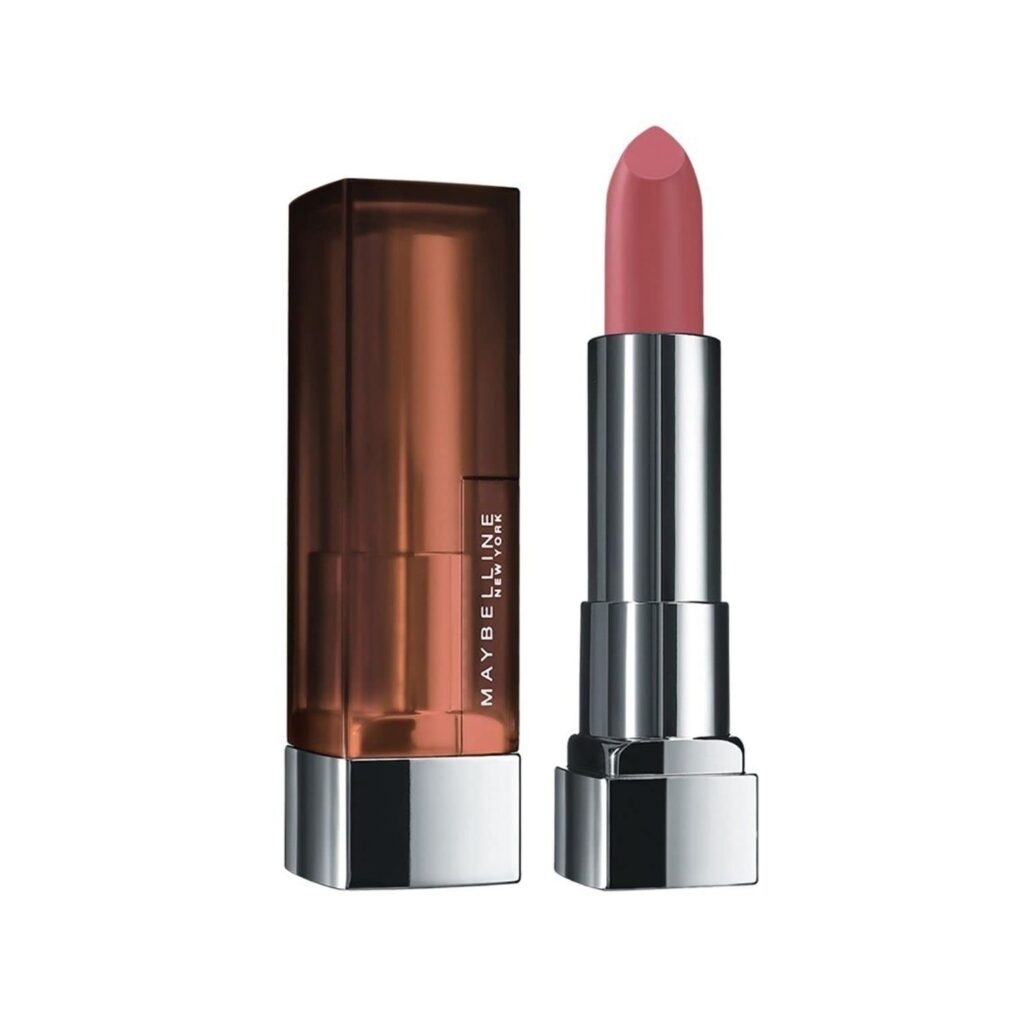 Maybelline New York Color Sensational Creamy Matte Lipstick lasts up to 12 Hours, Hydrate Lips, Rich Creamy Lipstick with Shea Butter, Available in 42 Shades - 507 Almond Pink, 3.9g