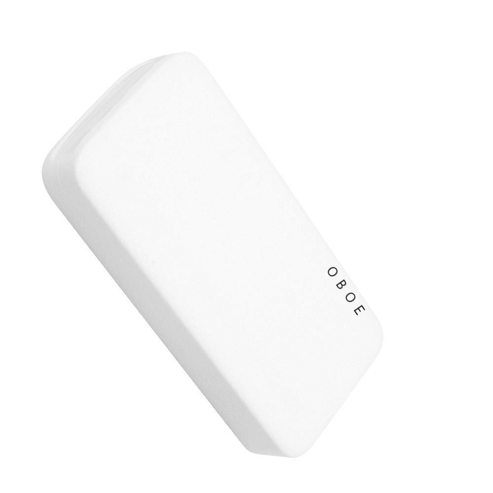 OBOE Silicon Soft Cover Case for Redmi Power Bank 20000 mAh Battery (White) [Power Bank NOT Included]