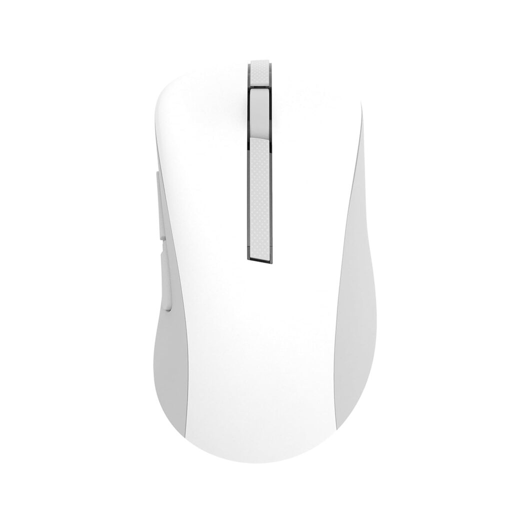 ASUS Wireless Mouse MD102 2.4GHz Mode, Ergonomic Design, Silent, Reliable, Dual Mode Connectivity, Adjustable DPI, 10 Million Click Life, White