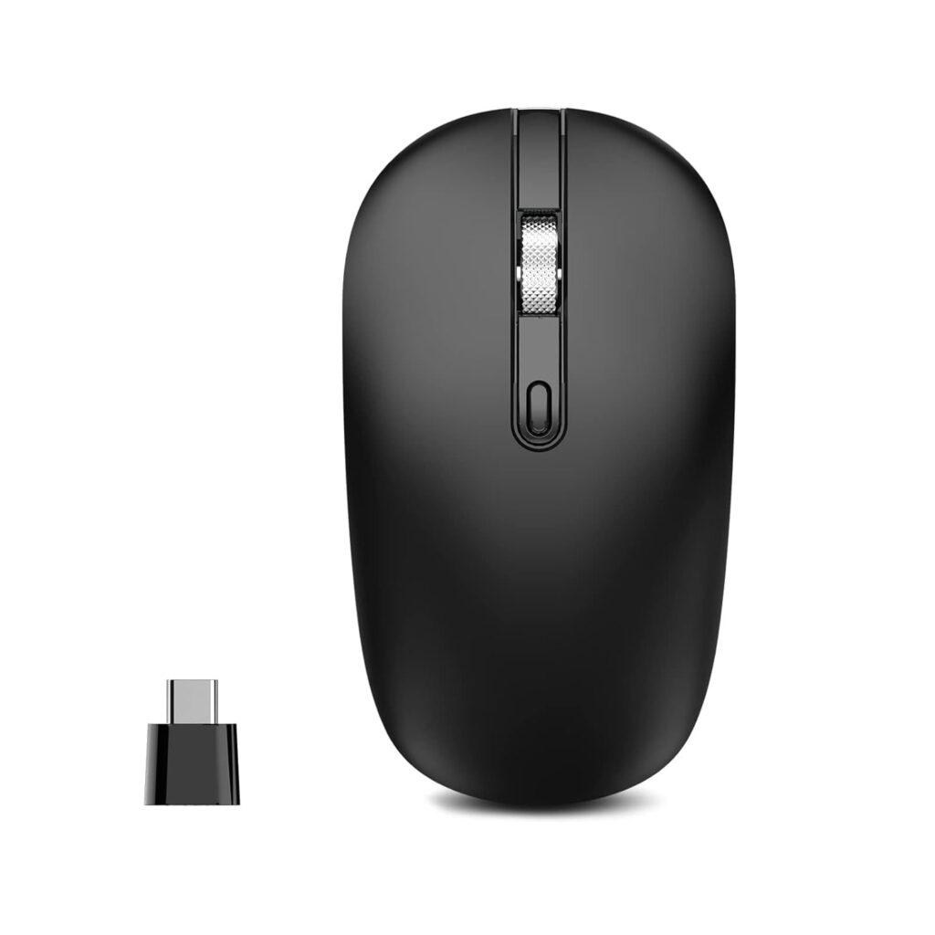 cimetech Type C Wireless Mouse, Mouse for MacBook with DPI 1000/1200/1600, Compatible with Laptop/PC/Computer