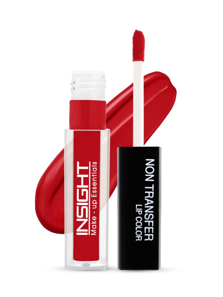 INSIGHT Non Transfer Liquid Lipstick - Red Alert| Matte Texture|Long Wear |Smudge Proof |Waterproof - 4 ml