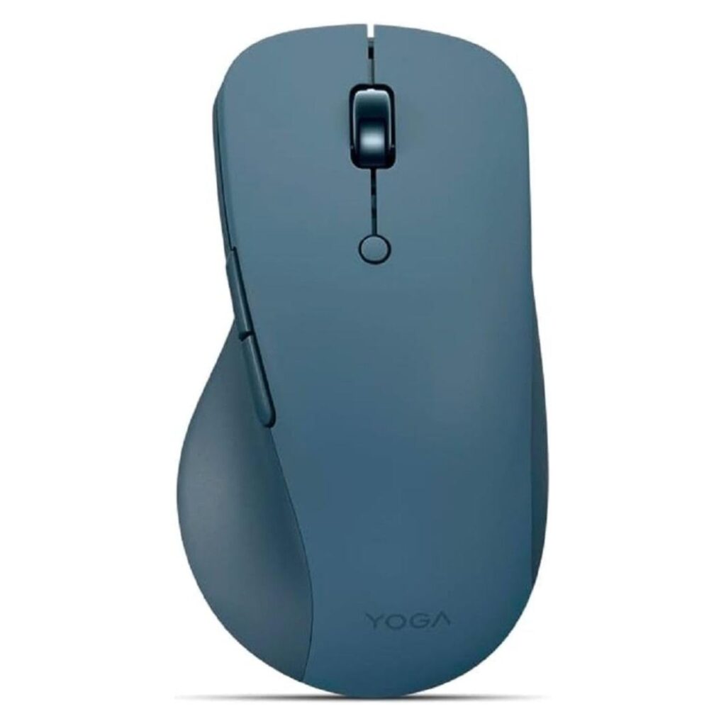 Lenovo Yoga Pro Mouse | Custom-programmable Buttons, Dual Device Connectivity, Dynamic Scroll Wheel, Righthanded Efficiency, Blue Optical Sensor Technology, USB-C, BT 5.0 | 3Yr Warranty, Tidal Teal