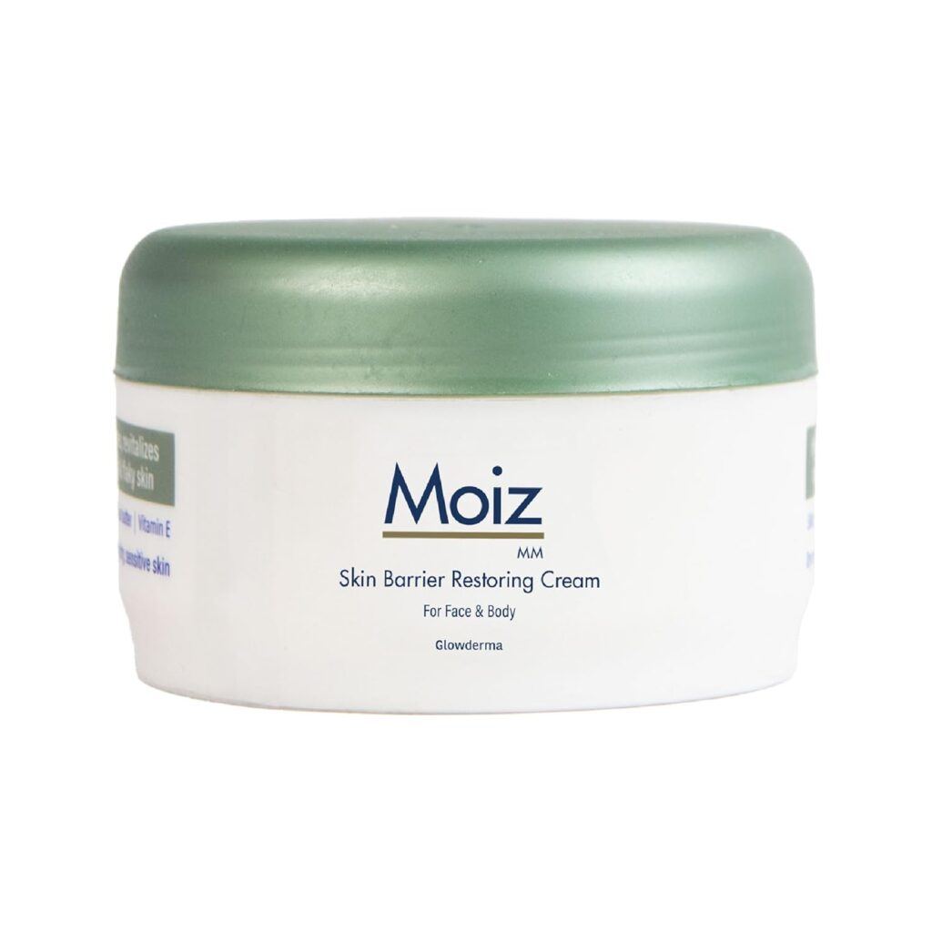 Moiz MM Skin Barrier Restoring Cream | For Very Dry & Sensitive Skin | Shea Butter & Vitamin E | Dermatologically Tested