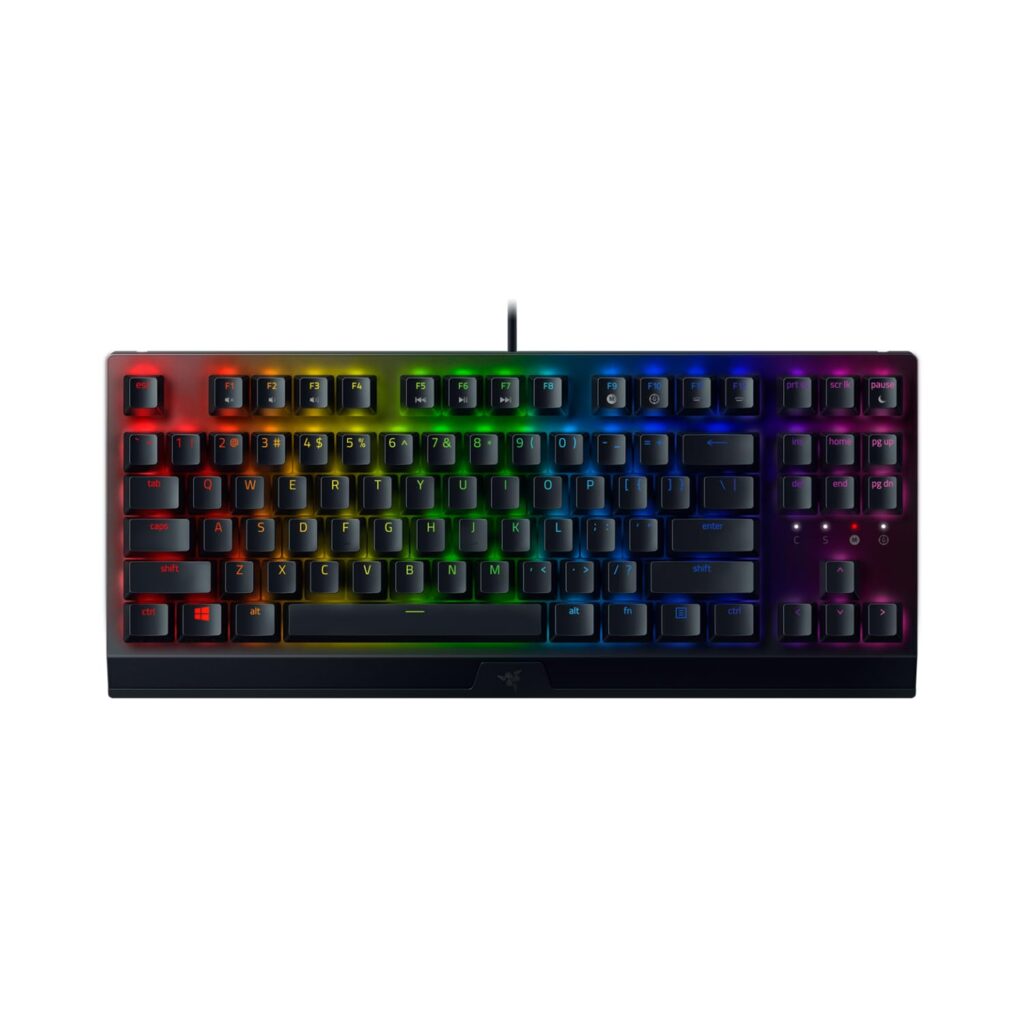 Razer Blackwidow V3 Tenkeyless - Mechanical Gaming Keyboard (Yellow Switch)- Black - Rz03-03491800-R3M1 - Black