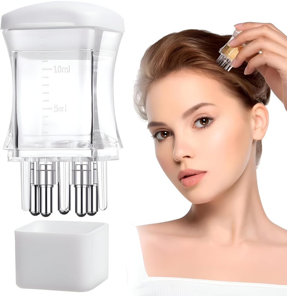 Head,Scalp Massager | Head Kneading Massage Machine | Portable,Scalp Scratcher Body Massager for Hair Growth,Deep Clean & Stress Relaxations (Manual oil applicator), Multicolour