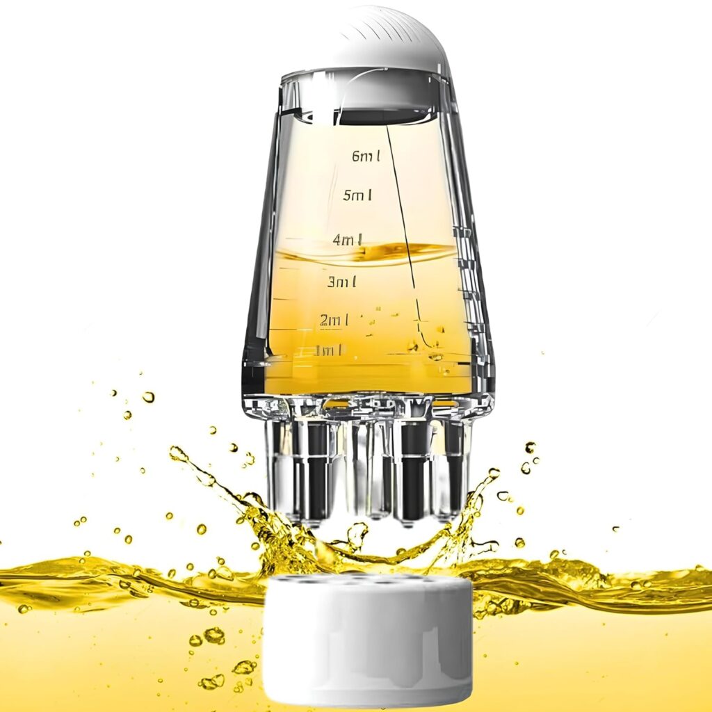 Oil Applicator Comb,Smooth Root Comb Applicator Bottle For Scalp Oil,Anti Hair Loss Lotion Dispenser,Anti-Leak,Scale Control,Salon Care,Oily/Greasy Hair,Transparent