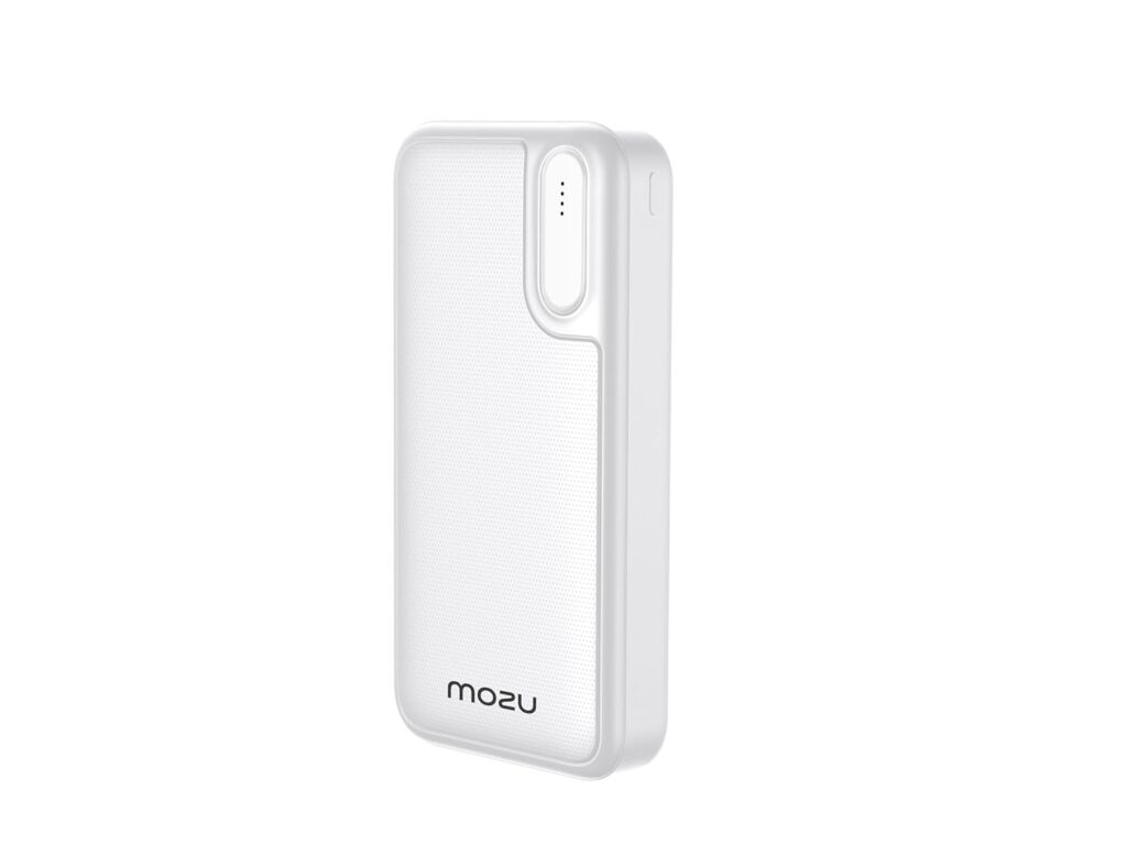 Mozu 20000mAh Power Bank | 22.5W Fast Charging |Triple Output|Power Delivery |Quick Charge| Pocket Size|Two Way Fast Charging|for iOS Android Mobile & Tablet (White)