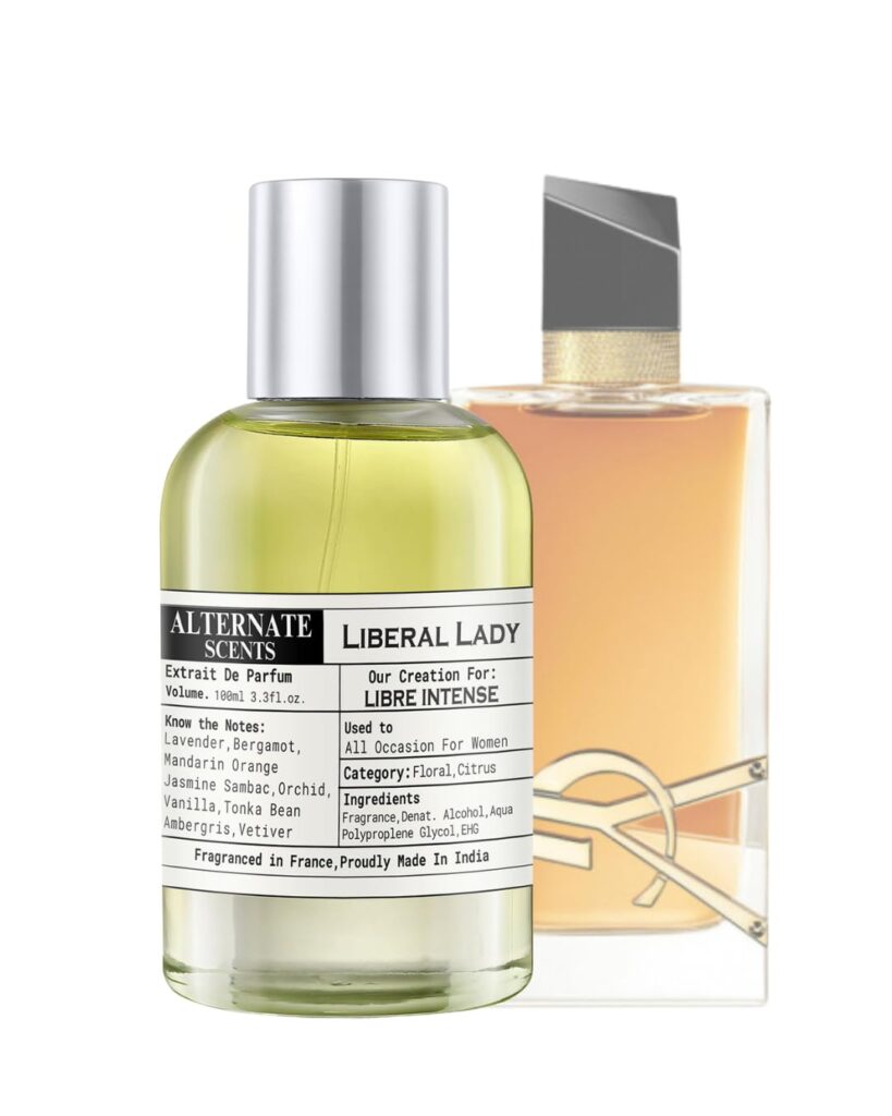 Alternate Scents Liberal Lady 100ml Long Lasting Perfume For Women |Strong& long Lasting with 30% Oil Concentration|Floral,Bold, Sensual| Fragrance From France | Made In India|