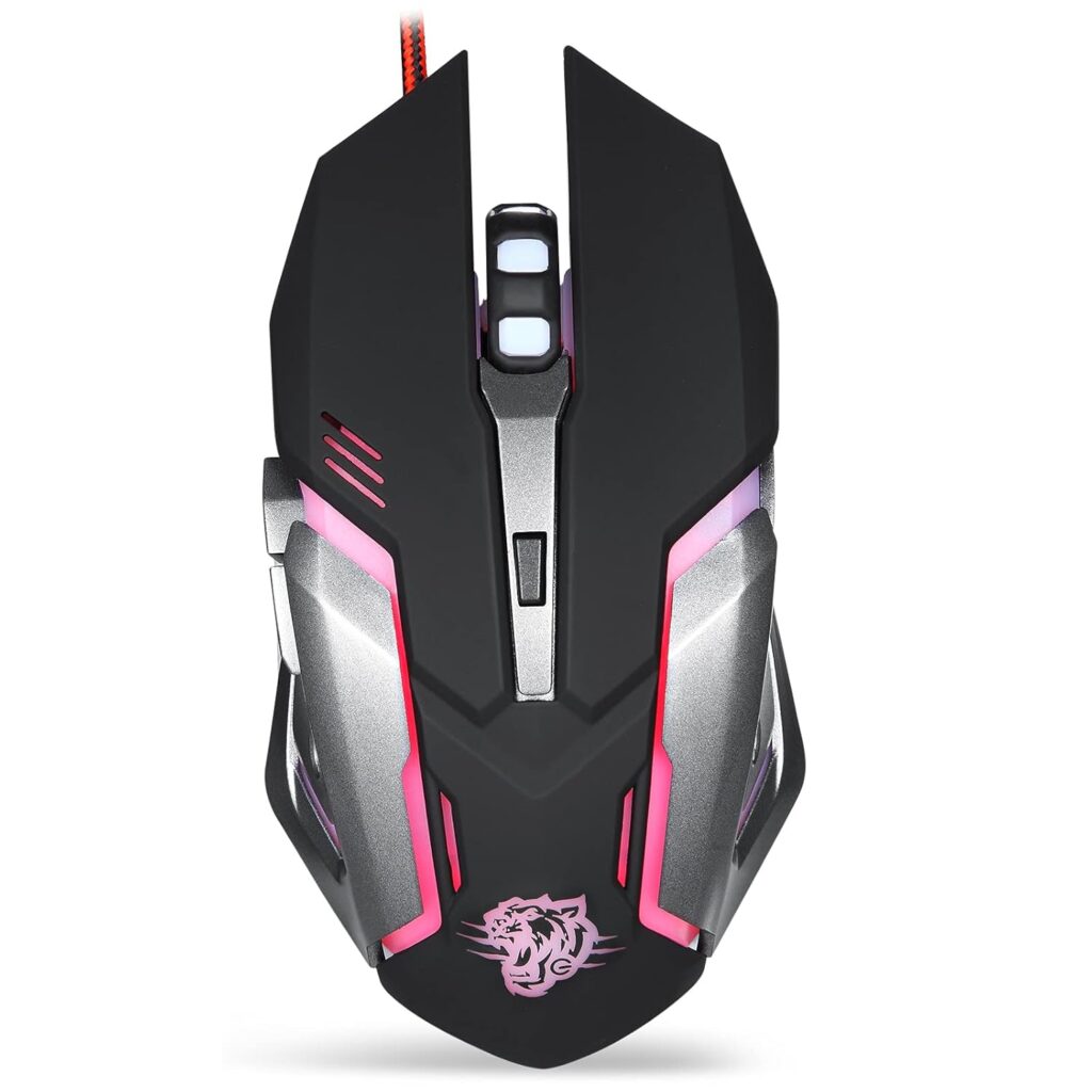 Enter Grenade Gaming USB Mouse with 6 Programmable Buttons, Lightweight and Upto 3200 dpi for Windows PC Gamers