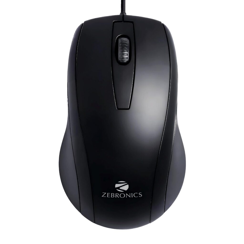 Zebronics Zeb-Alex Wired USB Optical Mouse with 3 Buttons