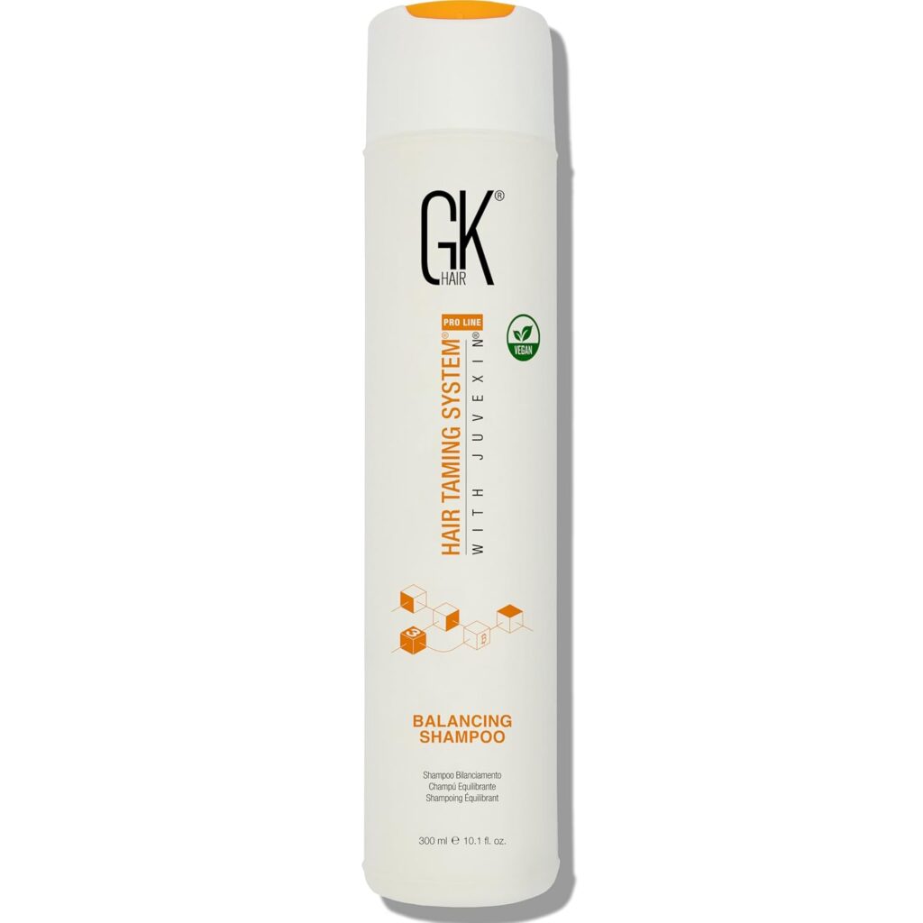 GK Hair Global Keratin Balancing Shampoo 300ml For Oily Hair And Scalp Restores Scalp pH Level - Sulfate And Paraben Free