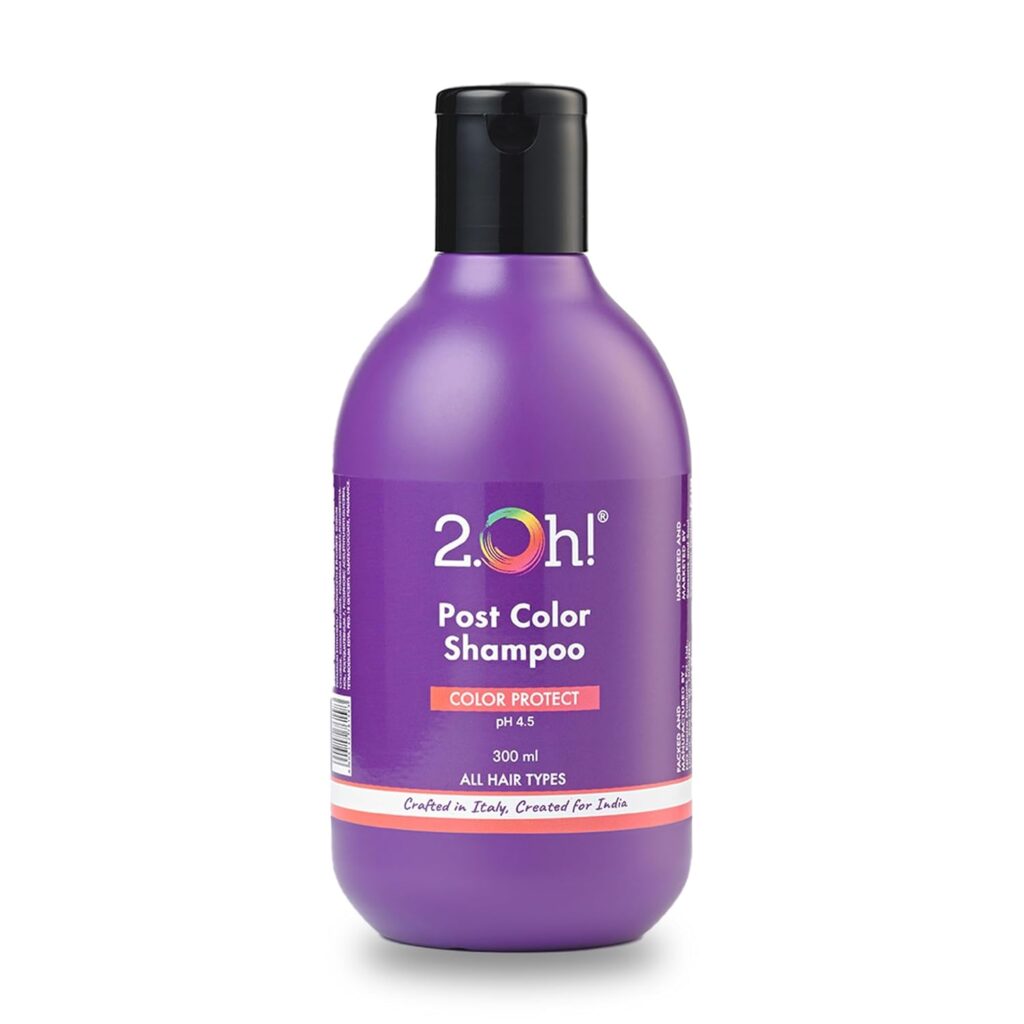 2.Oh! Italian Post Color Shampoo with Color Protect Complex | Prevents Fading in Coloured Hair | Anti Frizz Colour Protect Shampoo with pH 4.5 | Ideal for Daily Use | For Men and Women