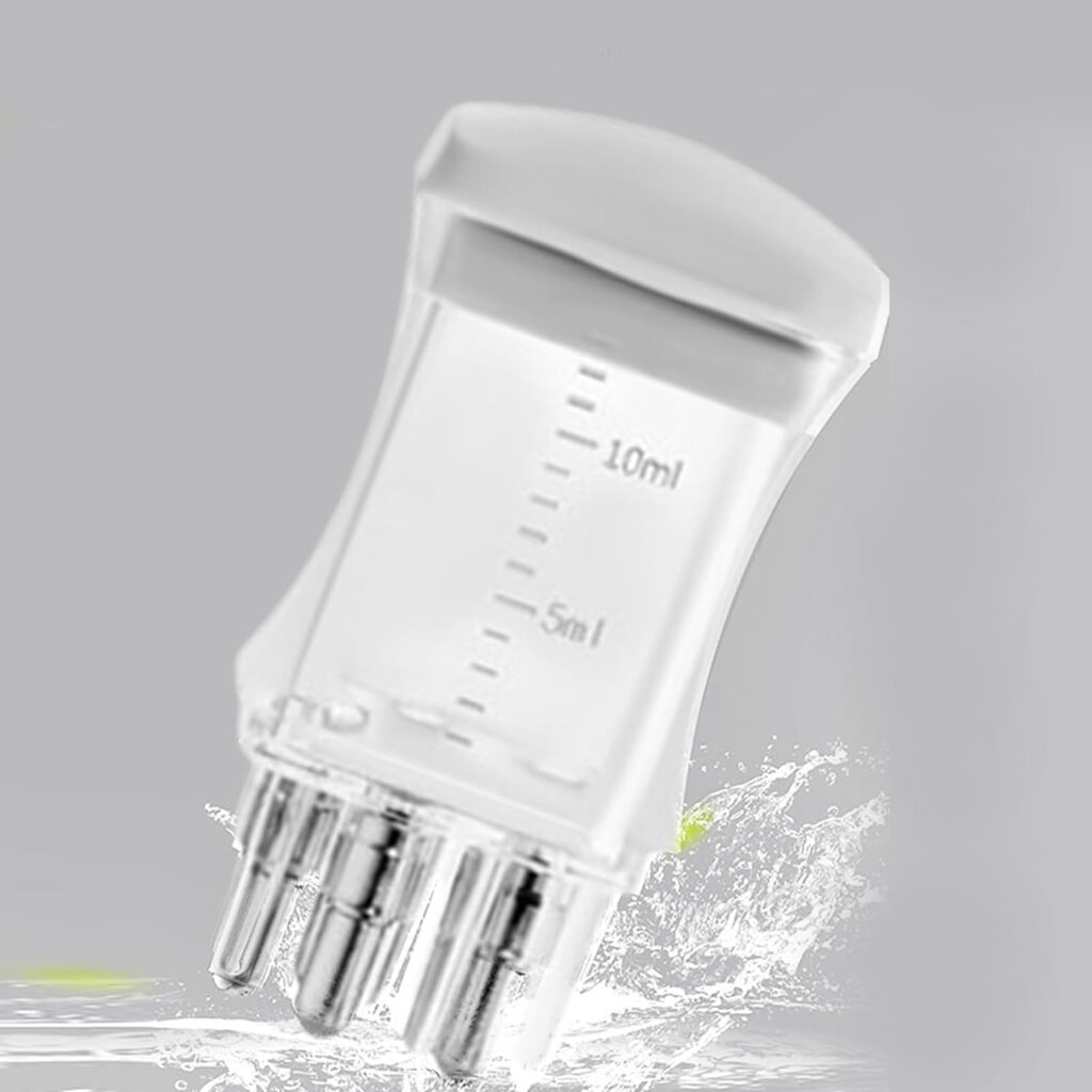 VENI.VICI. Scalp Massager, Scalp Applicator Comb, Portable Liquid Guide Comb, Hair Essential Oil Rollerball Massage Comb, Hair Oil Applicator Bottle (Pack of 1/10ml) (Square 10 ml)