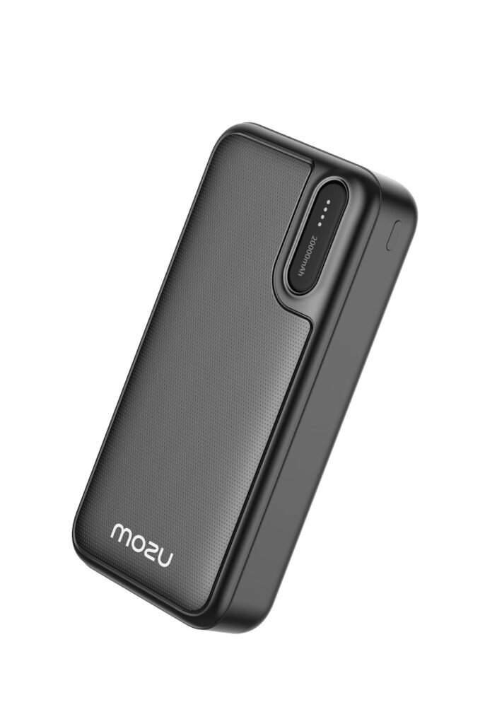 Mozu 20000mAh Power Bank | 22.5W Fast Charging |Triple Output|Power Delivery |Quick Charge| Pocket Size|Two Way Fast Charging|for iOS Android Mobile & Tablet (Black)