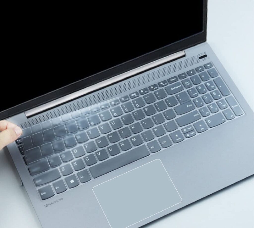 RAYA TPU Keyboard Skin Cover for Lenovo ideapad Slim3 & Slim5 15.6 inch Laptops | ThinkBook 15 and Lenovo V15 Laptop Keyboard Cover (TPU Transparent)