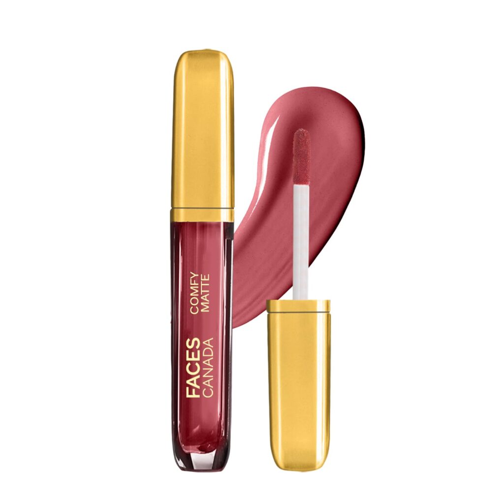 FACESCANADA Comfy Matte Liquid Lipstick-Fixed It For You 11,3.8 ml|Comfortable 10HR Longstay|Intense Matte Color|Almond Oil & Vitamin E Infused|Super Smooth|No Dryness|No Alcohol