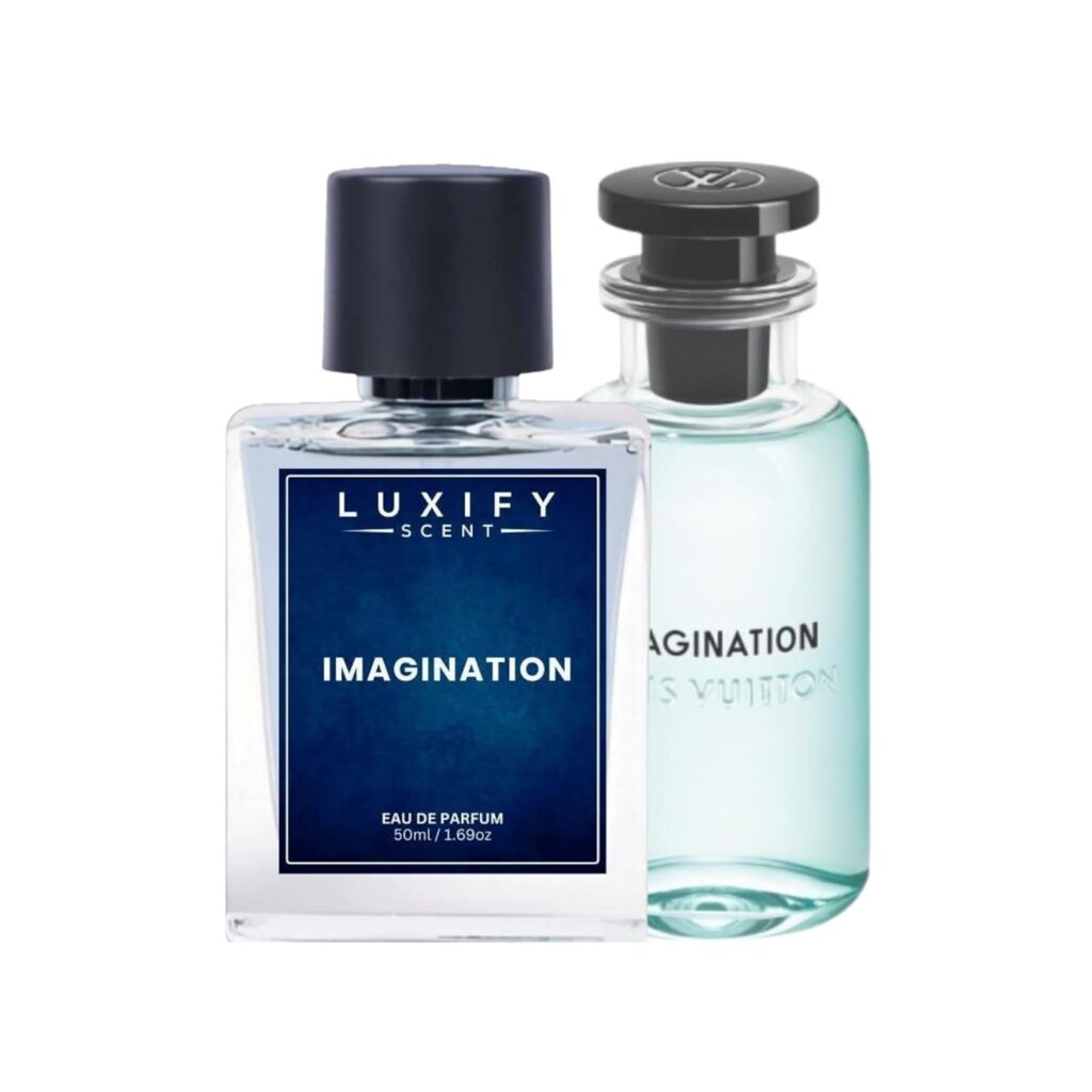 LUXIFY SCENT Lv Imagination Inspired Perfume | Notes of Citrus, Fresh & Musk | Lab Recreated with 30% Pure Oil Concentration | Unisex Long Lasting Fragrance | Luxury Gift Pack | Eau De Parfum - 1.69oz