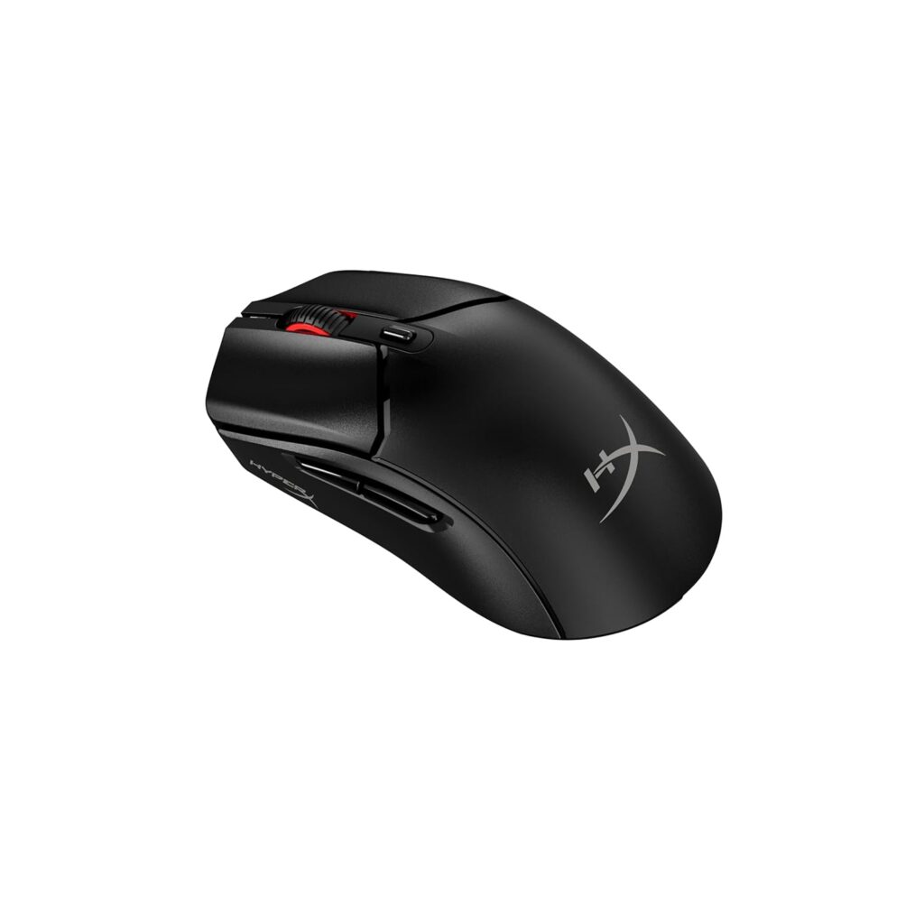HyperX Pulsefire Haste 2 Core Gaming Mouse,Ultra Lightweight, 61g, 100 Hour Battery Life, 2.4Ghz Wireless, Up to 26000 DPI - Black (8R2E6AA)