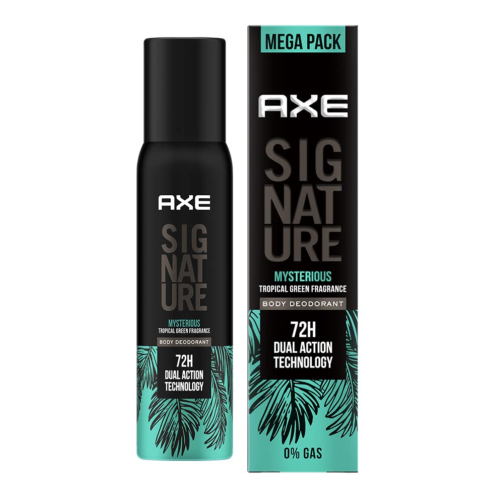 AXE Signature Mysterious Long Lasting No Gas Body Perfume Spray For Men 200 Ml