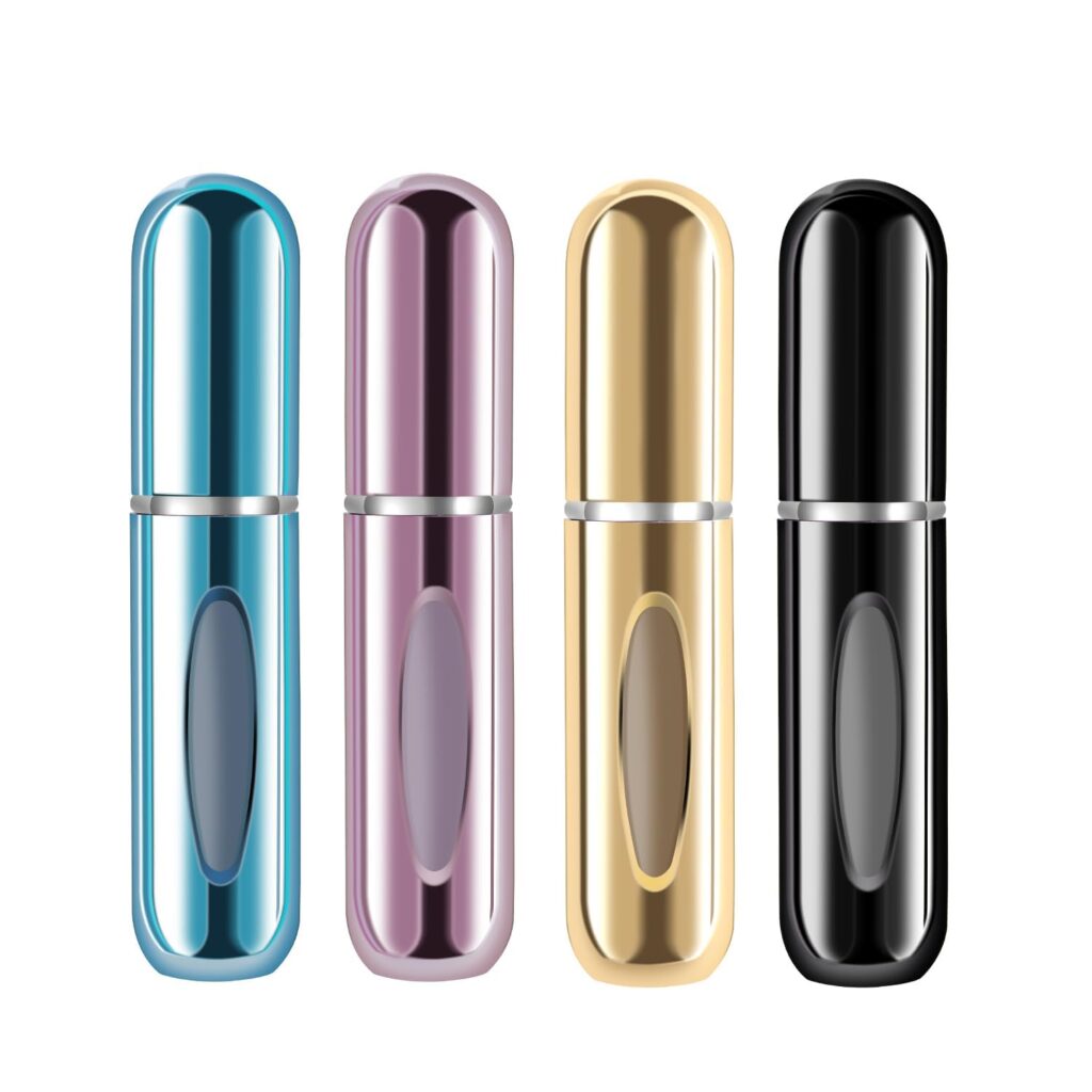 Gadget Deals- 4pc- perfume refill bottle | perfume refiller | perfumebottle refill |perfume atomizer refillable |Portable empty Travel Perfume Mini Spray Bottles | Refill Perfume Bottle