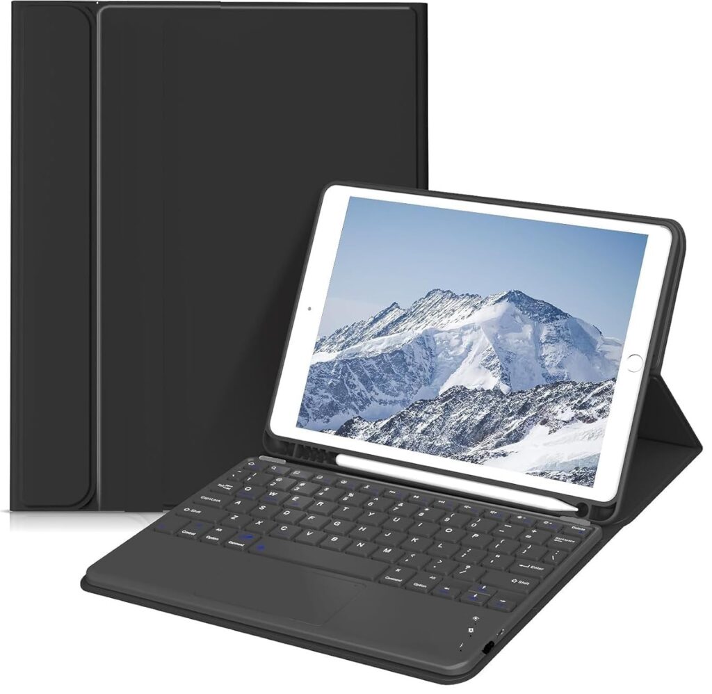 typecase Keyboard Case for Lenovo Tab P11 Pro & Pad Pro (TB-J706F/J706L & TB-J716F) - 11.5 Inch with Multi-Touch Trackpad, Slim Stand Cover, Magnetically Detachable Bluetooth Keyboard (11.5" Only)