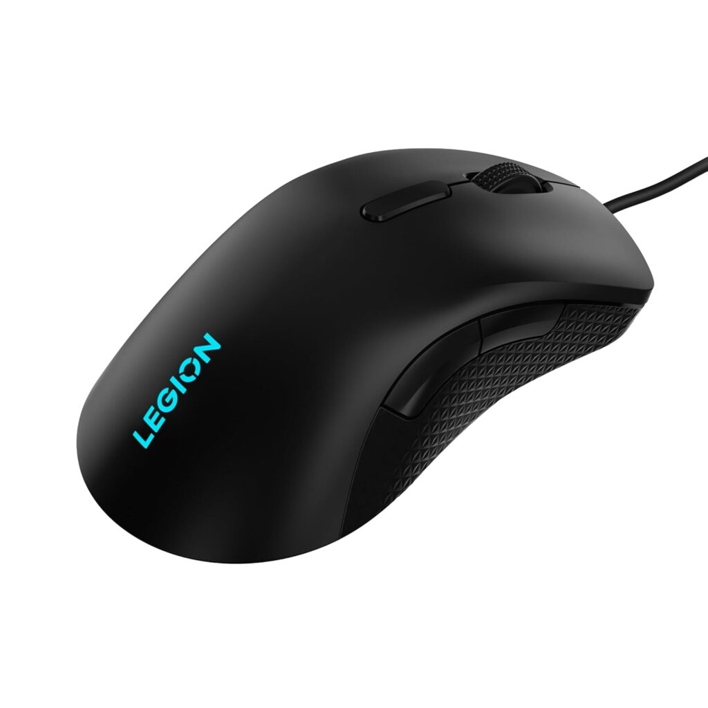 Lenovo Legion M300 RGB USB Gaming Mouse - Ergonomic, ambidextrous, 8 Button, up to 8000 DPI, 1000Hz Polling Rate, 16.8M RGB Customizable Through Legion Accessory Central
