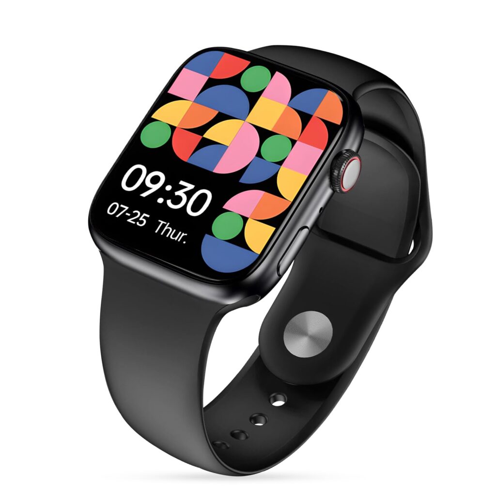 PunnkFunnk T500 Smart Watch for Men & Women | HD 1.83" Display | Bluetooth Calling | 100+ Sports Mode | Health Mode | Sleep Tracking | Compatible with All Android & iOS (Black Strap)