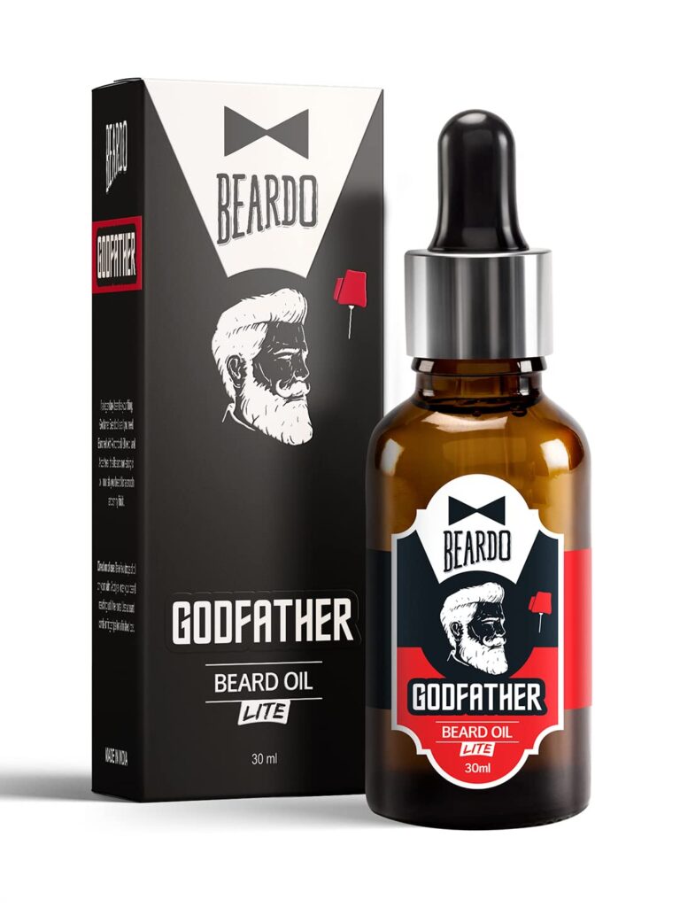 Beardo Godfather Lite Beard and Moustache Oil, 30 ml | Non-Sticky, Light Beard Oil for Men| Pleasant Fragrance | Ideal for daily use .