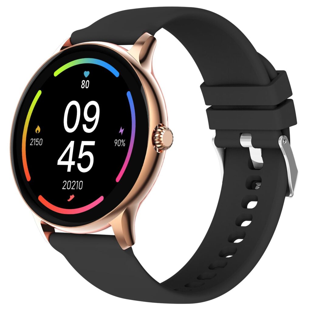 Fire-Boltt Phoenix Pro Smart Watch 1.39” HD Display, Bluetooth Calling, AI Voice Assistant, 120 Sports Modes, IP67 Waterproof, SpO2 Monitor, Smart Watch for Man & Woman - Gold Black